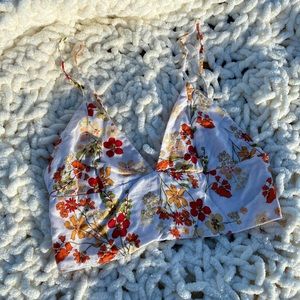 Floral Cami Crop Top